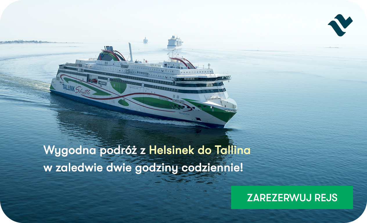 Z Helsinek do średniowiecznego Tallinna do 6 razy dziennie!