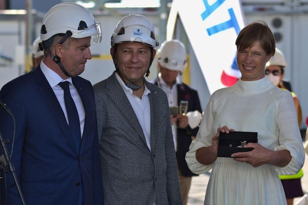 President Kersti Kaljulaid with Tallink Supervisory Board members