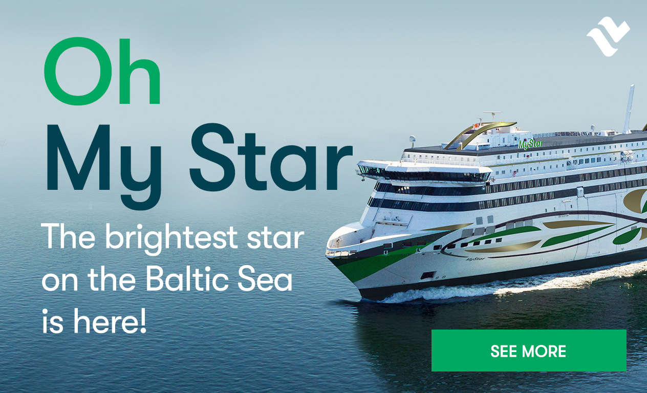My Star - New Shuttle on Helsinki-Tallinn route
The brightest star on the Baltic Sea is here