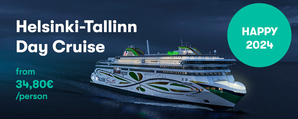 Helsinki-Tallinn or Tallinn Helsinki Day cruise from 34,80€/person