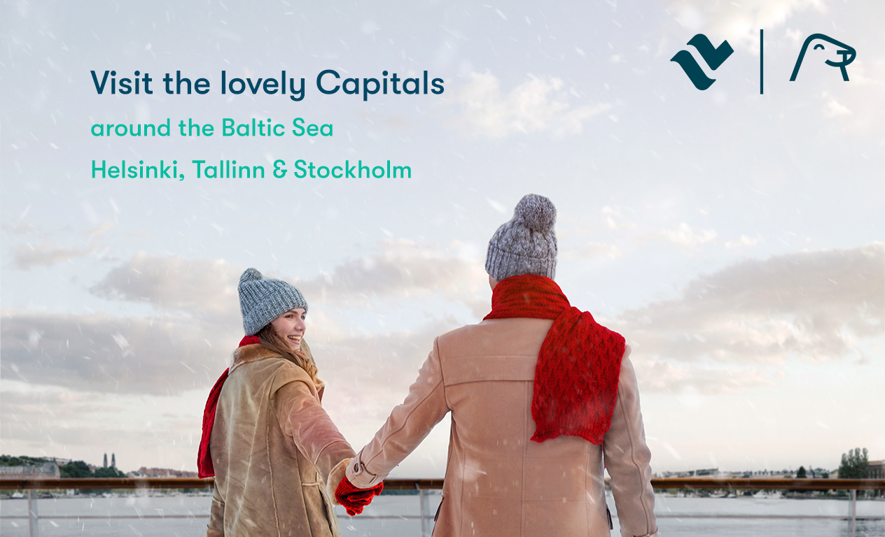 Visit the lovely Capitals around the Baltic Sea
Helsinki, Tallinn and Stockholm